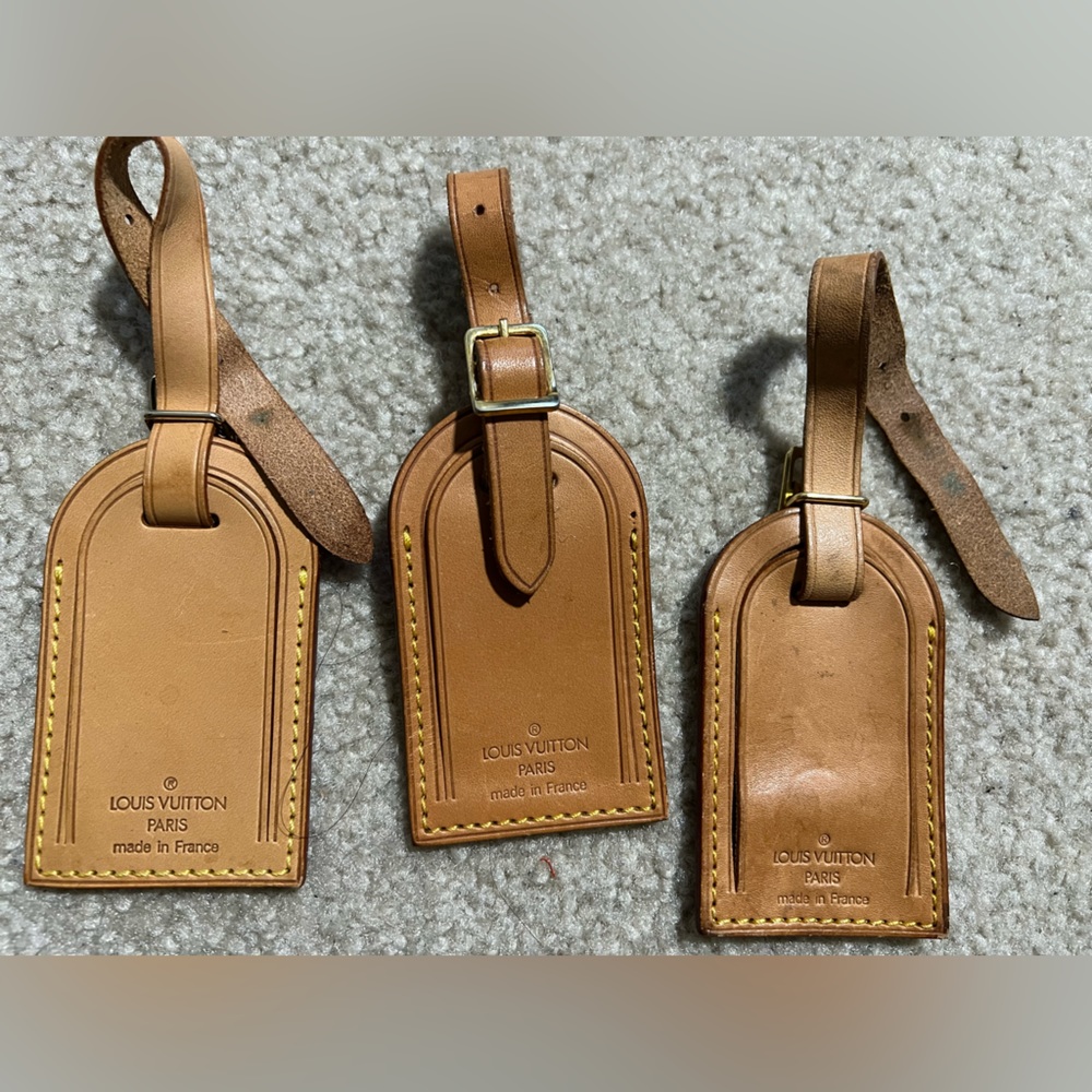 Authentic LV luggage tags
